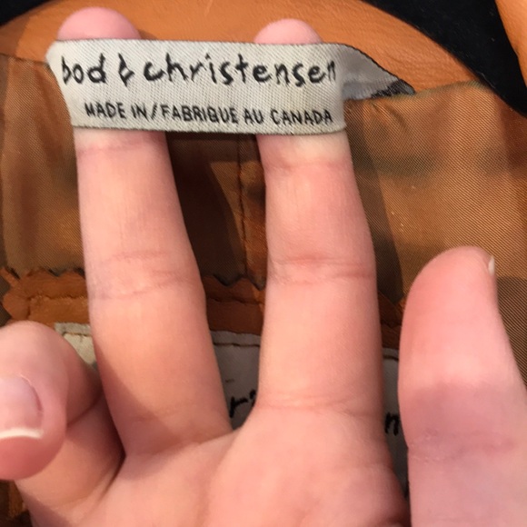 Vintage Bob & Christensen cognac leather blazer - Picture 9 of 14